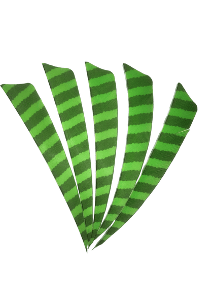 Badass Archery Barred Right Wing Feathers - 36 Pack